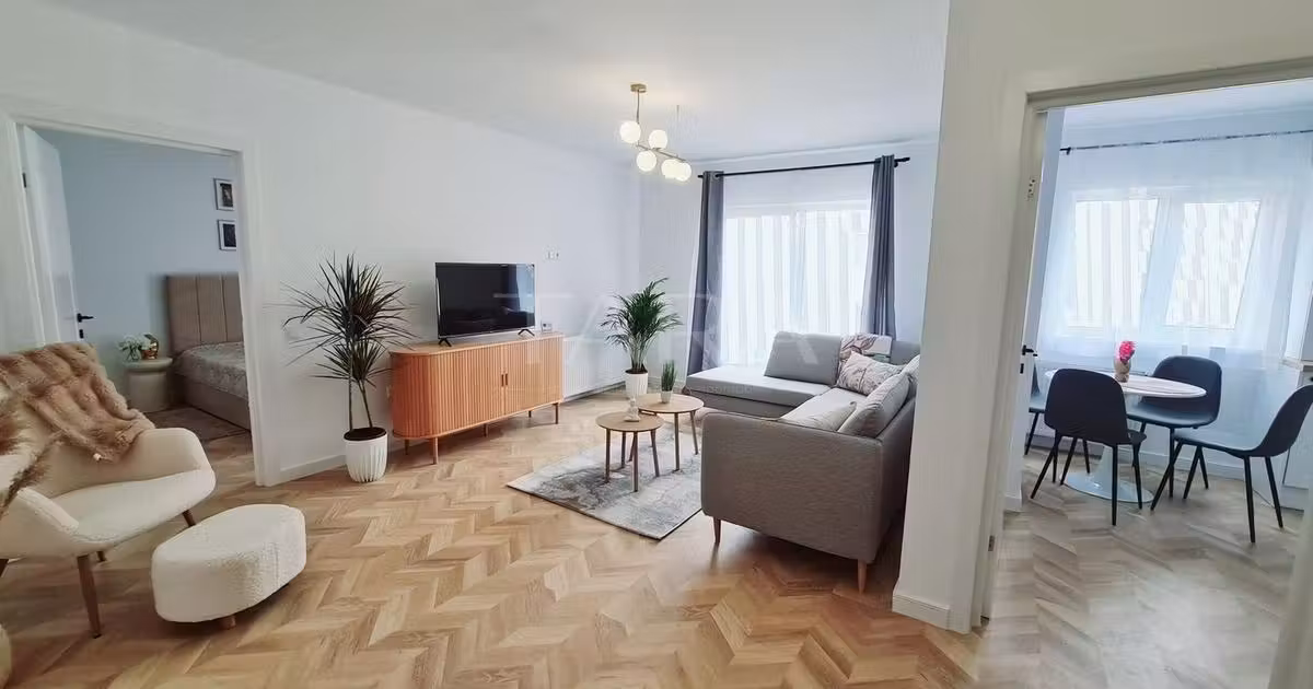 Apartament de vânzare cu 2 camere, mobilat în Florești