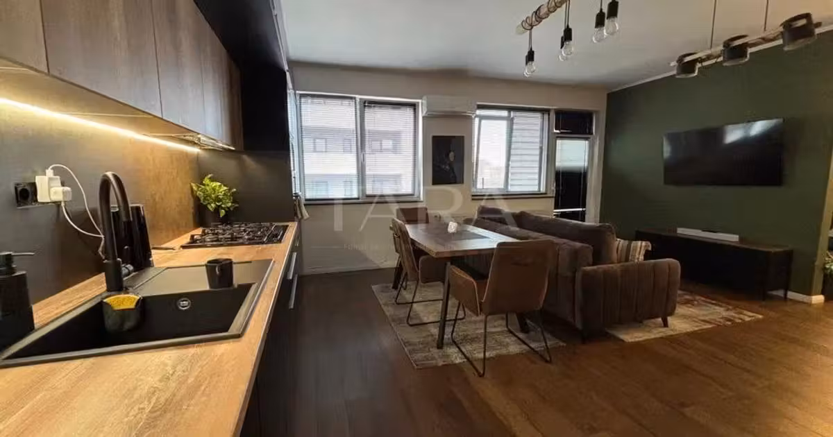 Apartament de vânzare cu 3 camere, mobilat în Florești