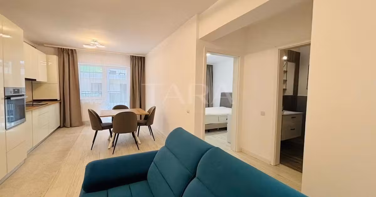 Apartament de vânzare cu 2 camere, mobilat în Florești