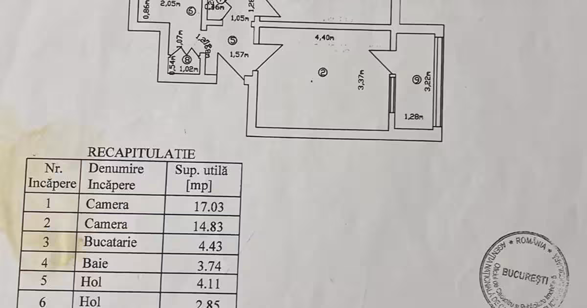 Apartament de vânzare cu 2 camere în zona Sălăjan, Sector 3