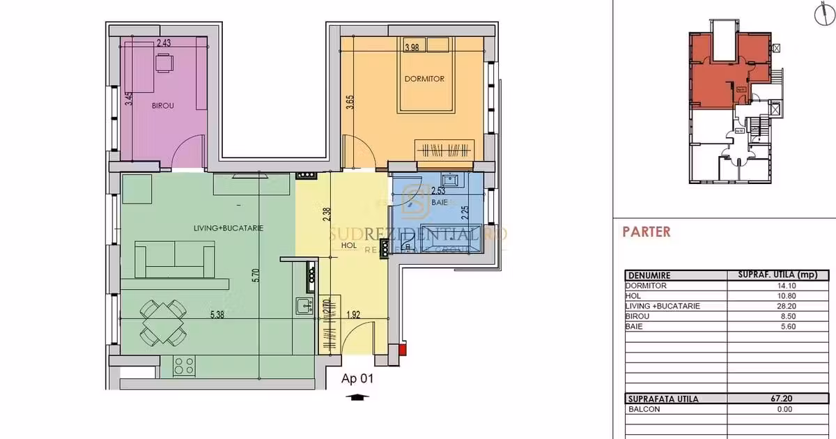 Apartament de vânzare cu 3 camere în zona Berceni, Sector 4