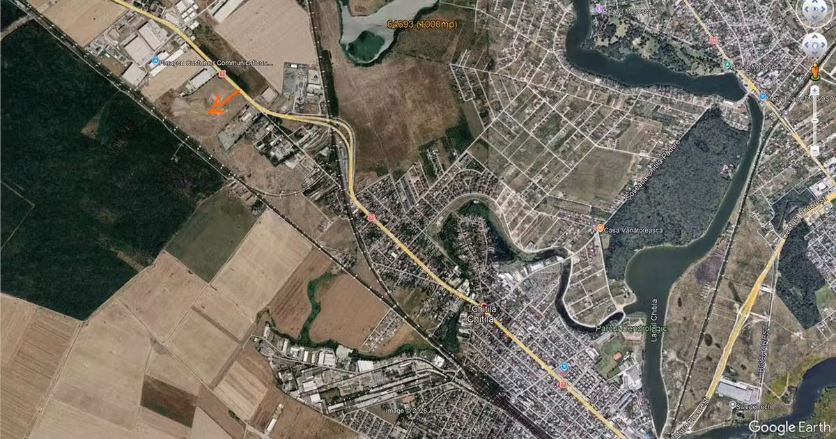 Teren Construcții intravilan de vânzare de 12250 mp, în Buftea