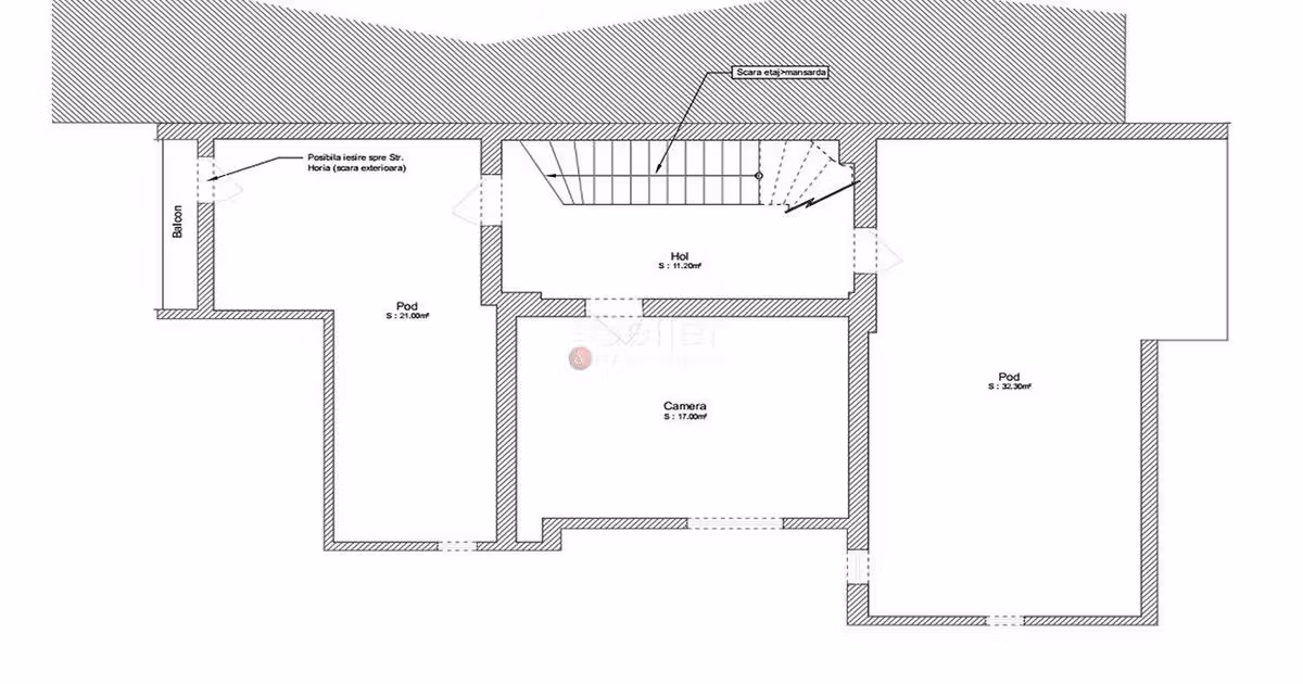 Duplex de vânzare cu 8 camere în zona Blumăna, Brașov
