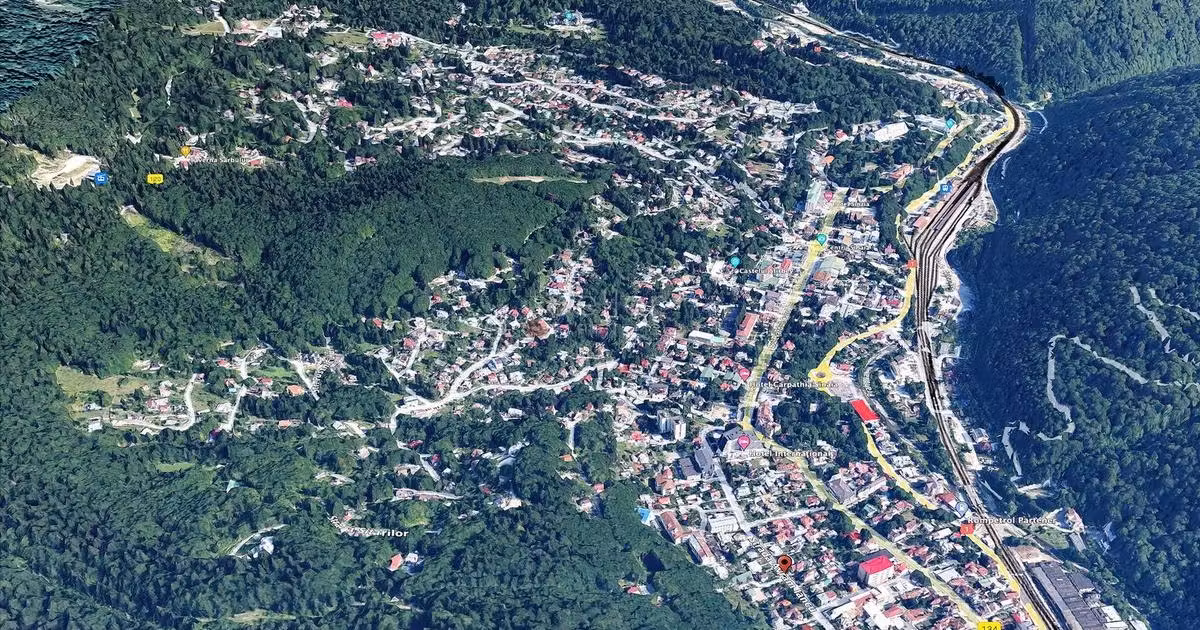 Teren Construcții intravilan de vânzare de 1700 mp, în Sinaia