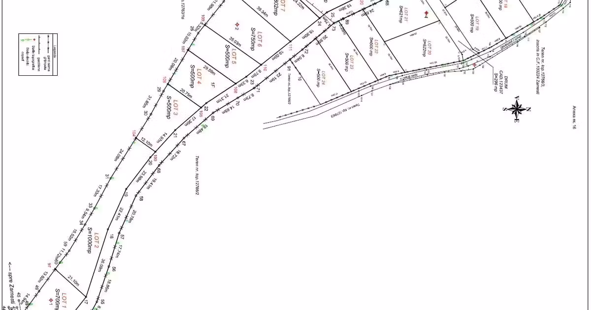 Teren Construcții intravilan de vânzare de 500 mp, în Râșnov