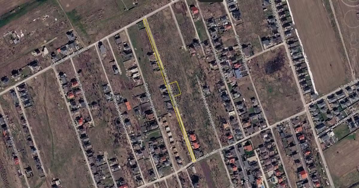 Teren Construcții intravilan de vânzare de 922 mp, în Domnești