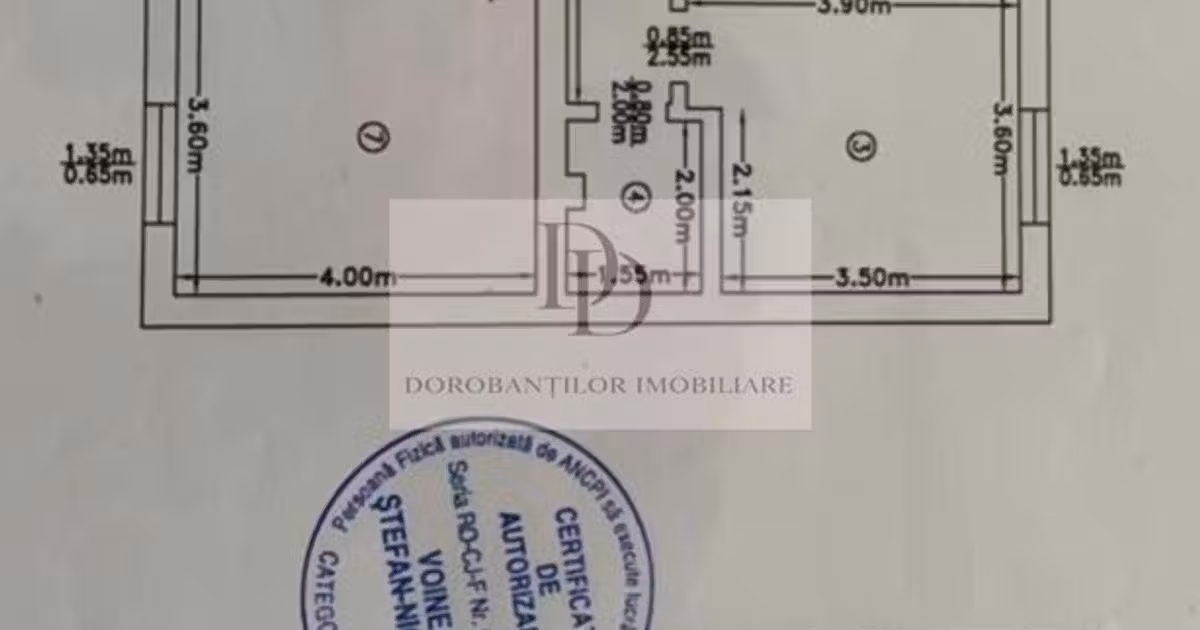 Apartament de vânzare cu 3 camere, mobilat în zona Andrei Mureșanu, Cluj-Napoca