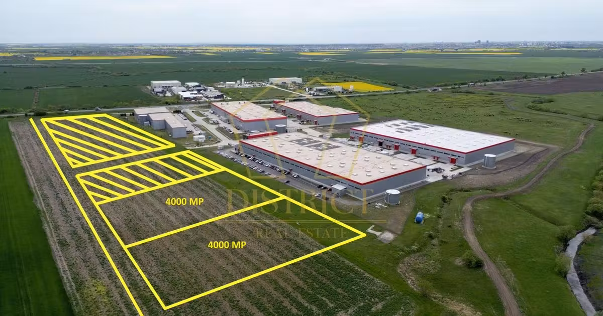 Teren Construcții intravilan de vânzare de 4000 mp, în zona Aradului, Timișoara