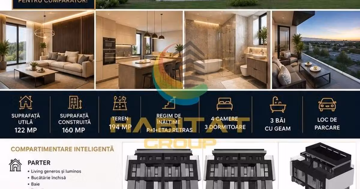 Duplex de vânzare cu 4 camere în zona Splaiul Unirii, Sector 3