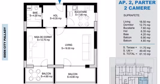 Apartament Titan