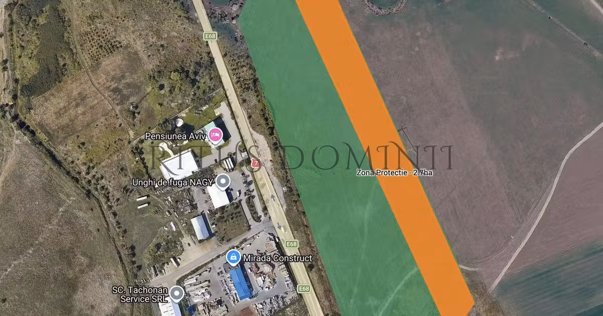 Teren Construcții extravilan de vânzare de 77100 mp, în zona Grădiște, Arad