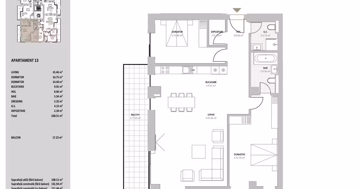 Apartament de vânzare cu 3 camere în zona Pipera, Sector 1