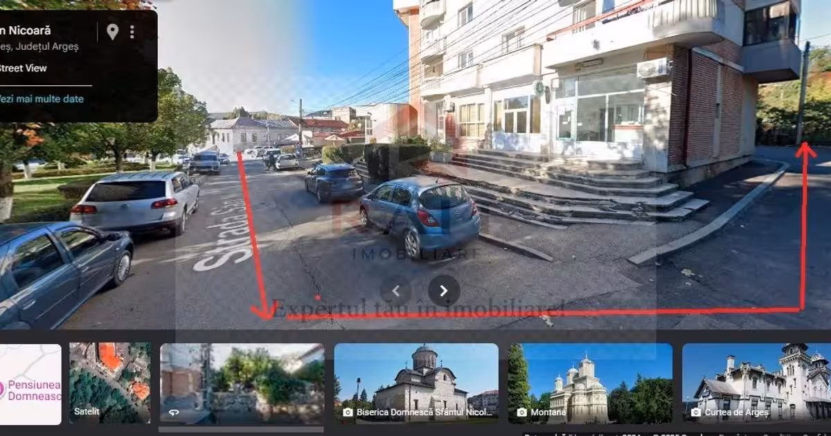 Teren Construcții intravilan de vânzare de 634 mp, în Curtea de Argeș