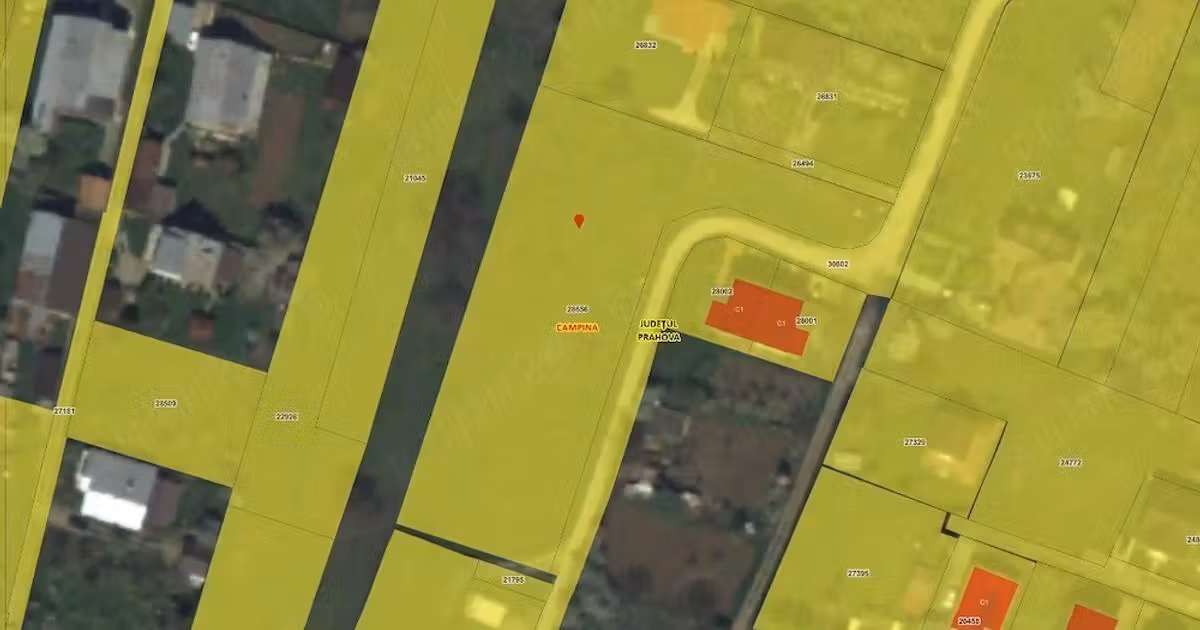 Teren agricol intravilan de vânzare de 3750 mp, în Câmpina