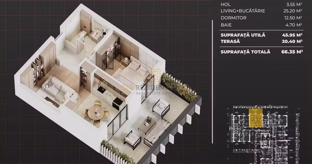 Apartament de vânzare cu 2 camere în zona Berceni, Sector 4