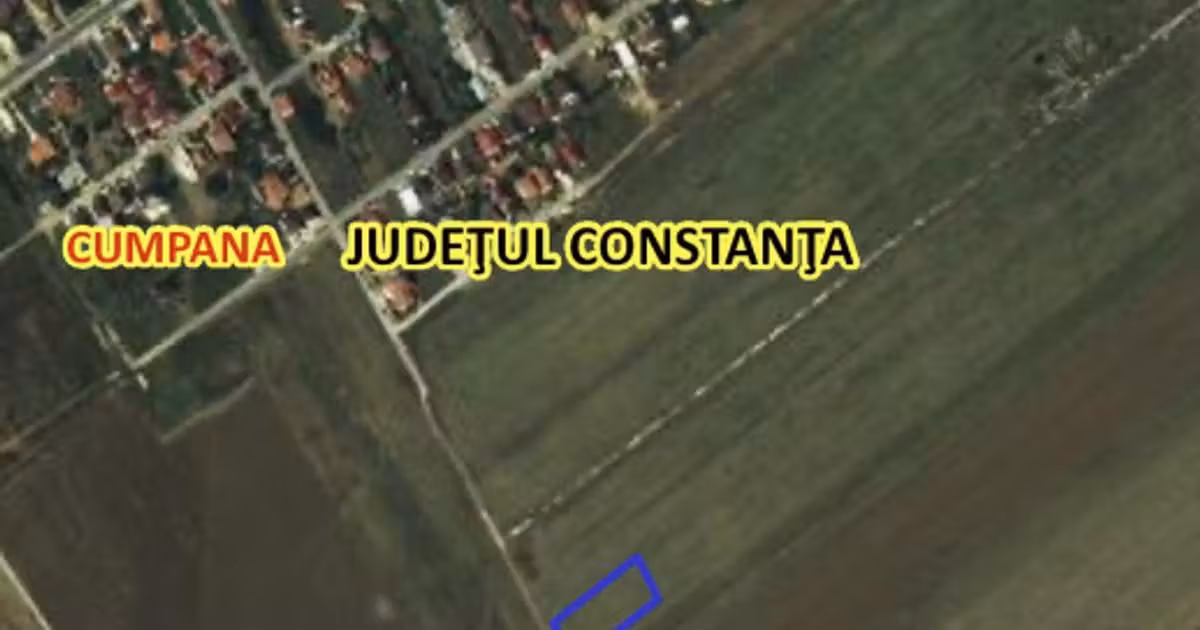 Teren agricol extravilan de vânzare de 2250 mp, în Cumpăna