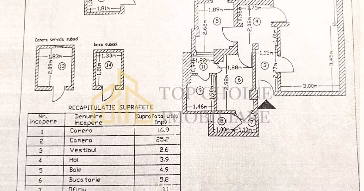 Apartament de vânzare cu 2 camere în zona Sala Palatului, Ultracentral