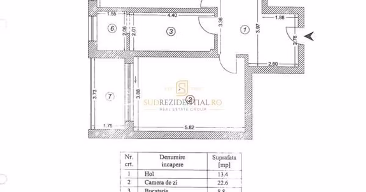 Apartament de vânzare cu 2 camere în zona Eroii Revoluției, Sector 4