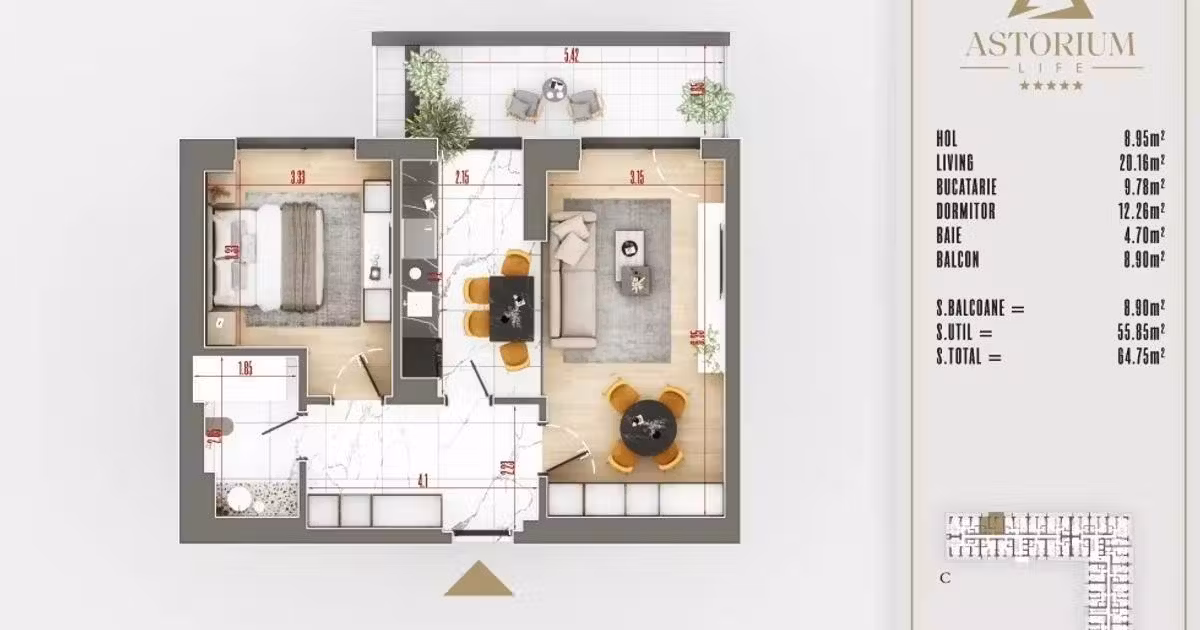 Apartament de vânzare cu 2 camere în zona Theodor Pallady, Sector 3