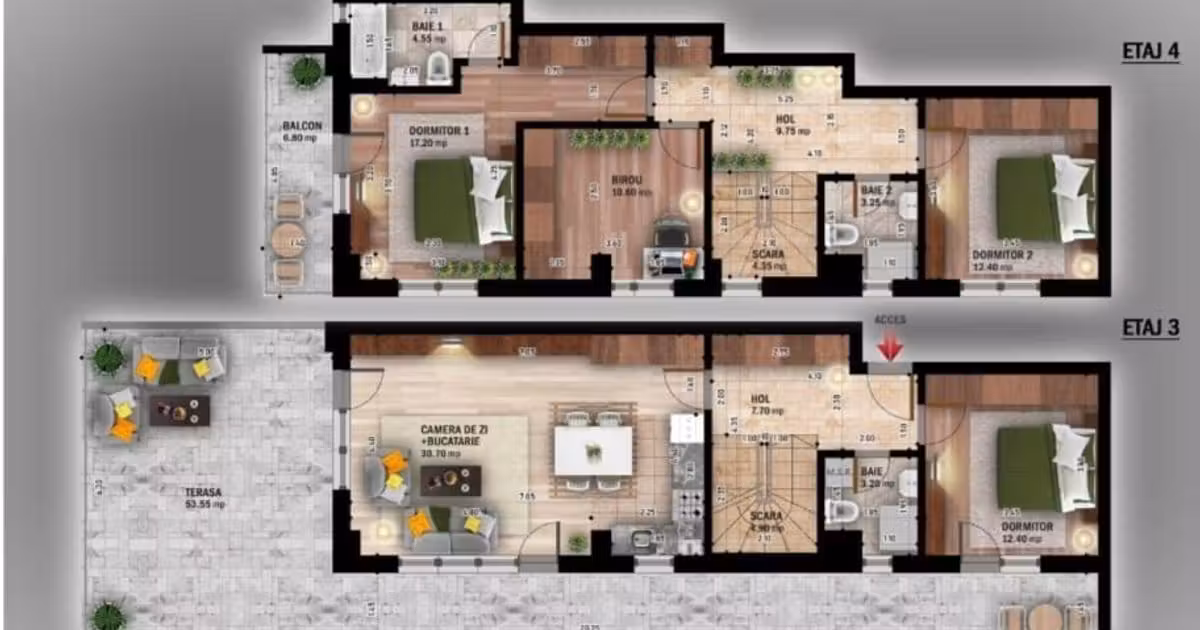 Apartament de vânzare cu 5 camere în zona Theodor Pallady, Sector 3