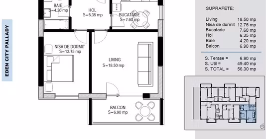 Apartament Titan