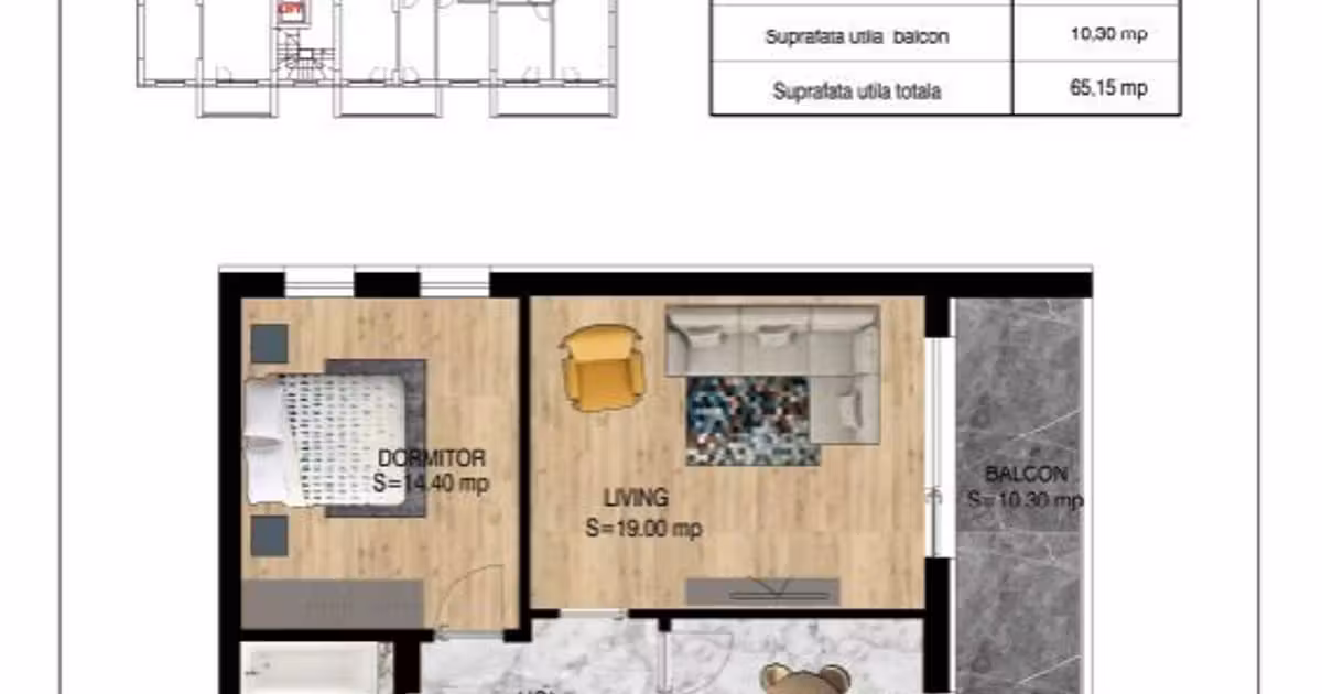 Apartament de vânzare cu 2 camere în zona Theodor Pallady, Sector 3