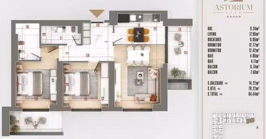 Apartament Titan