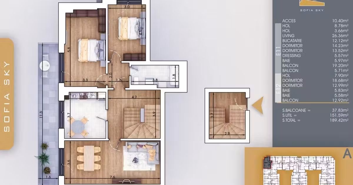 Apartament de vânzare cu 5 camere în zona Theodor Pallady, Sector 3
