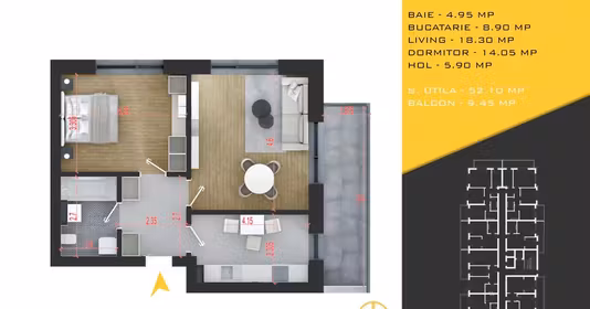 Apartament Titan
