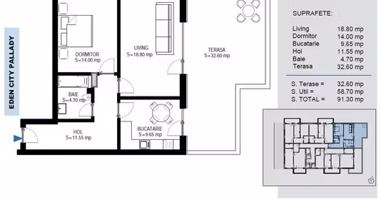 Apartament Titan