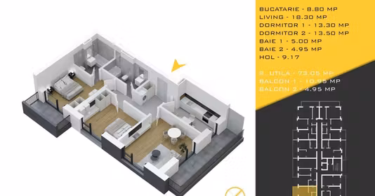 Apartament Titan