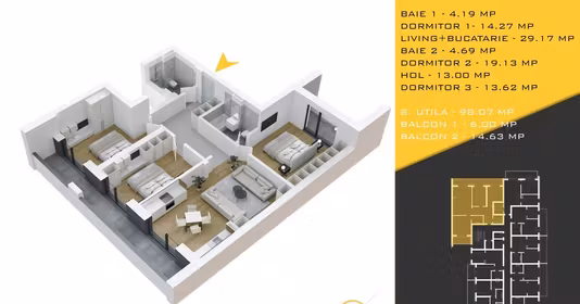 Apartament Titan