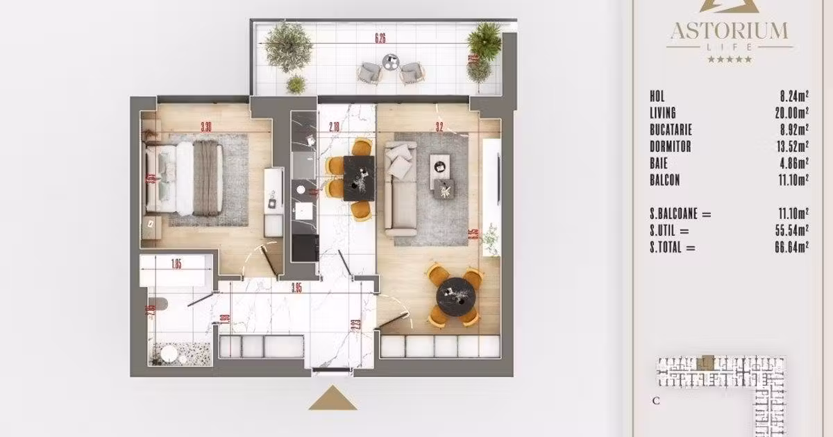 Apartament de vânzare cu 2 camere în zona Theodor Pallady, Sector 3