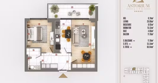 Apartament Titan