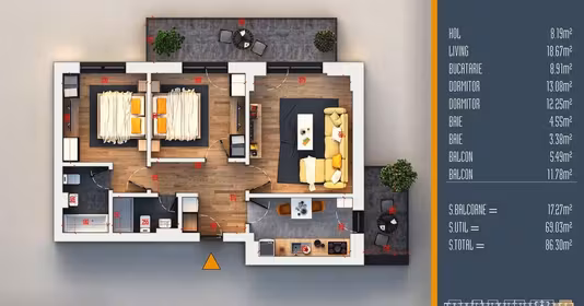 Apartament Titan
