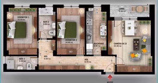 Apartament Titan