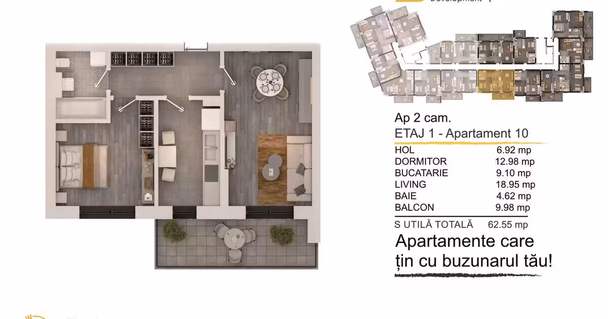 Apartament de vânzare cu 2 camere în zona Theodor Pallady, Sector 3