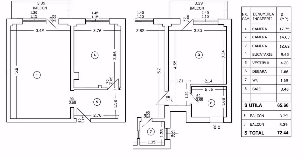 Apartament de vânzare cu 3 camere, mobilat în zona Tineretului, Sector 4