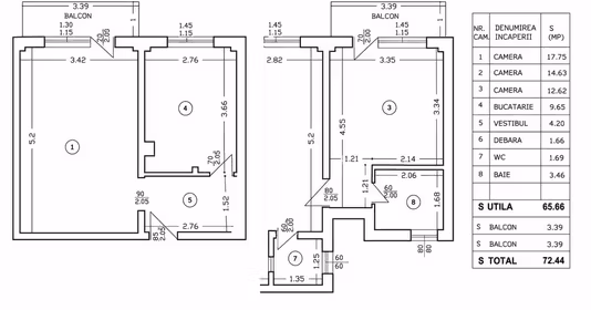 Apartament Tineretului