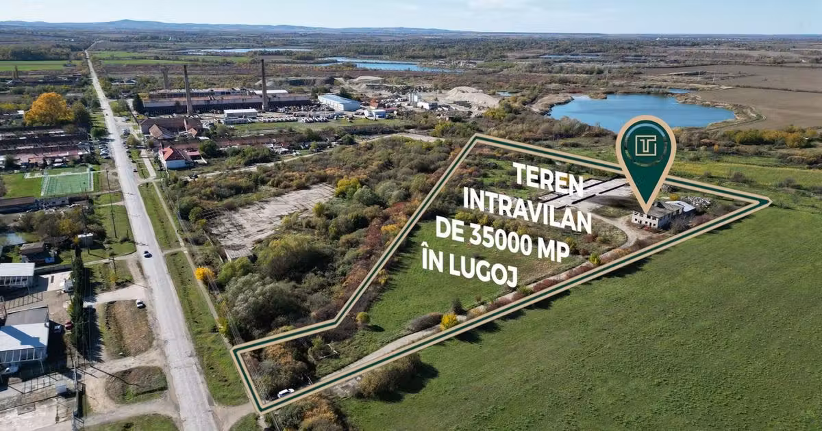 Teren intravilan de vânzare de 35000 mp, în Lugoj