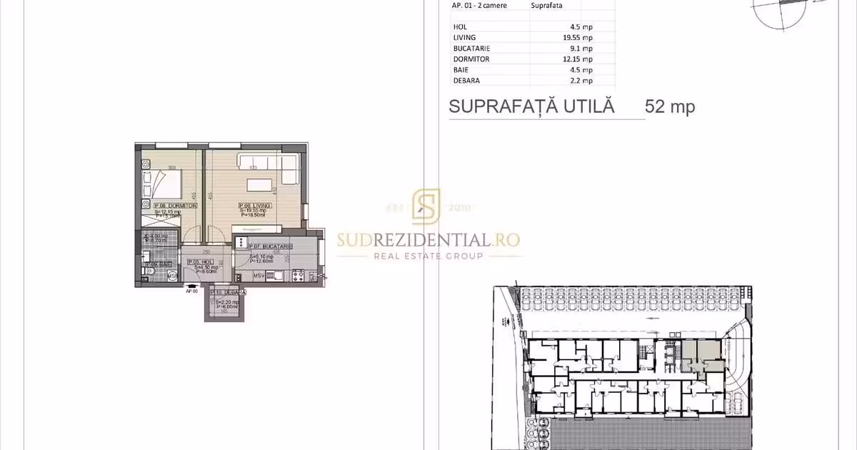 Apartament de vânzare cu 2 camere în zona Berceni, Sector 4