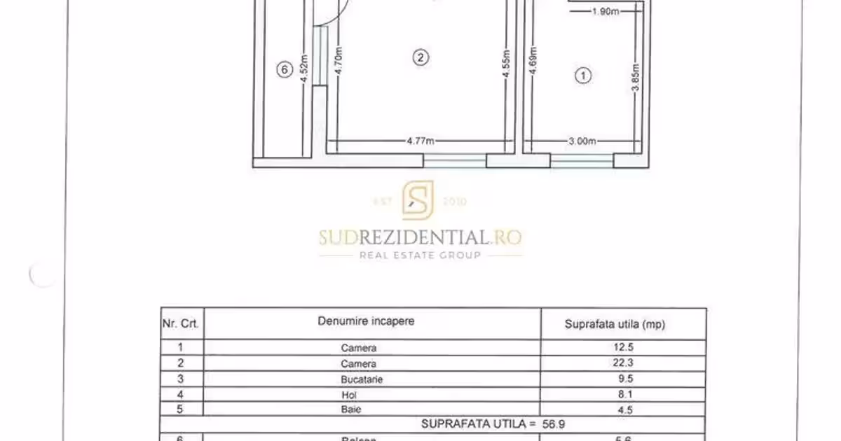 Apartament de vânzare cu 2 camere în zona Metalurgiei, Sector 4