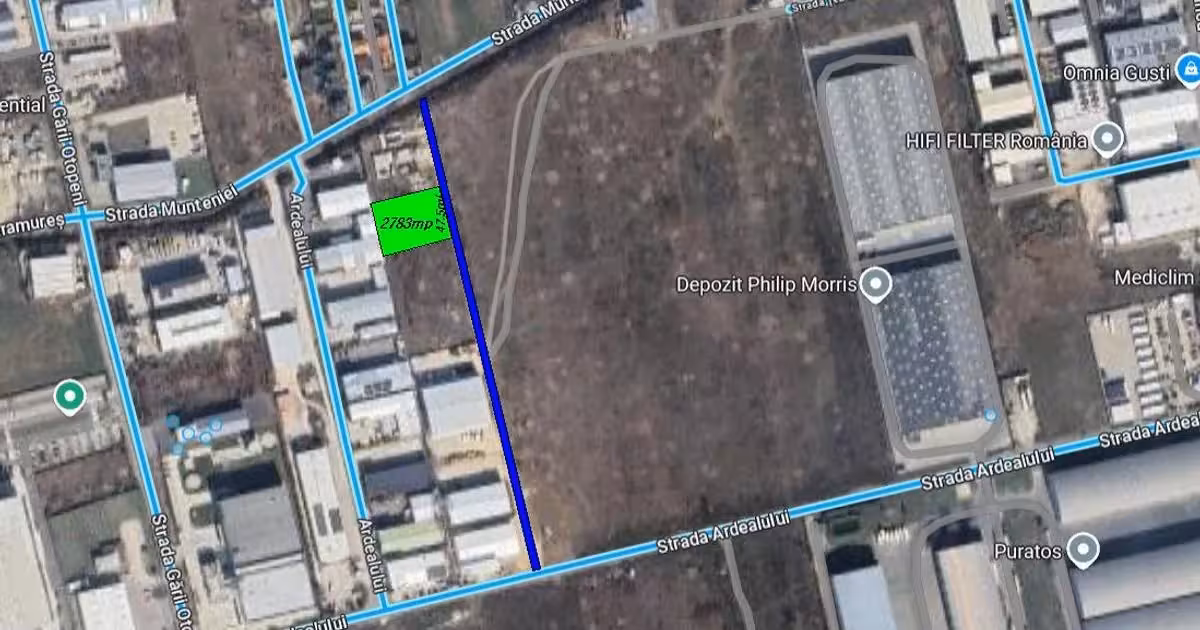 Teren Construcții intravilan de vânzare de 3126 mp, în Otopeni