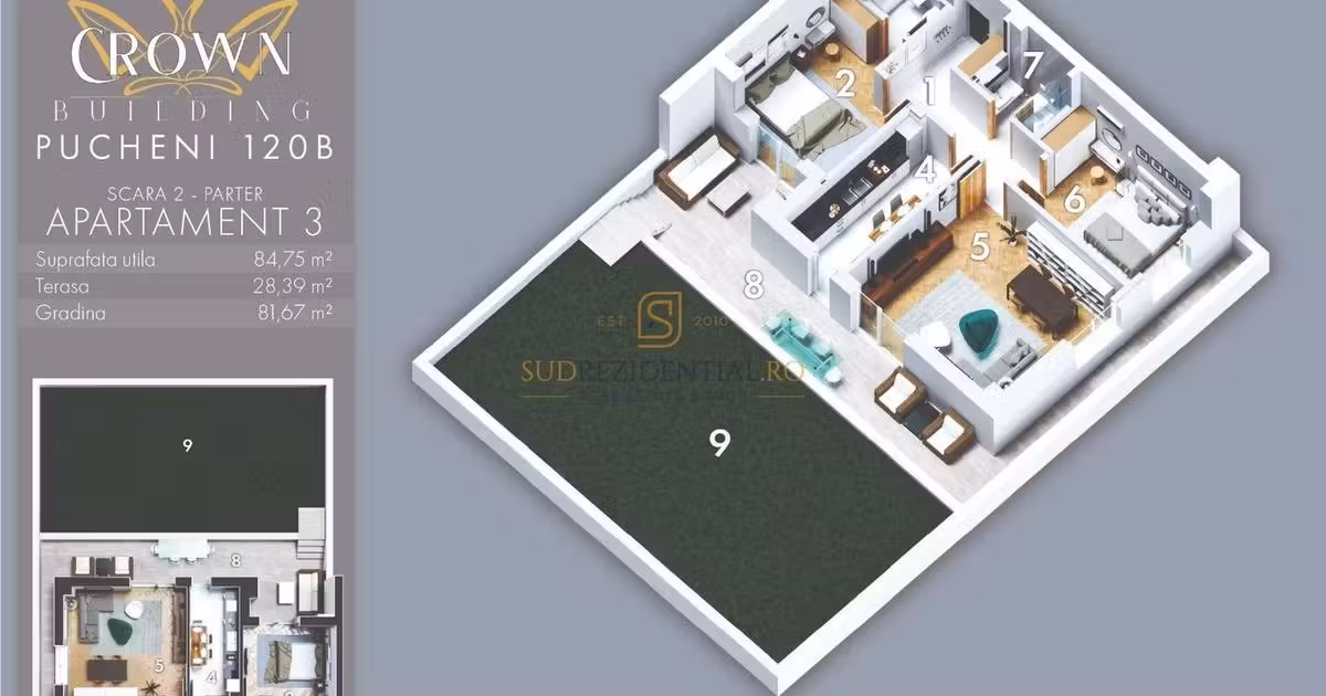 Apartament de vânzare cu 3 camere în zona Rahova, Sector 5