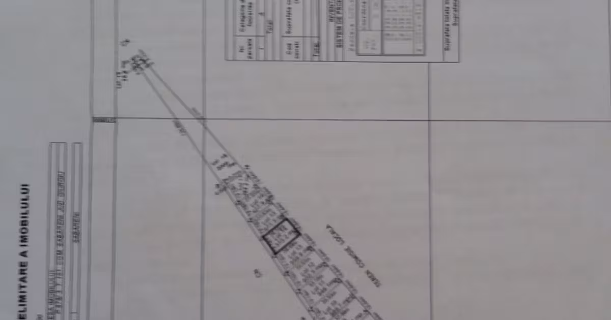 Teren Construcții extravilan de vânzare de 590 mp, în Săbăreni