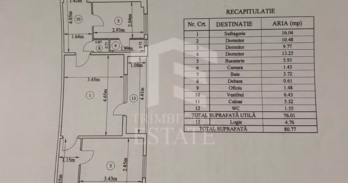 Apartament de vânzare cu 4 camere în zona Apusului, Sector 6