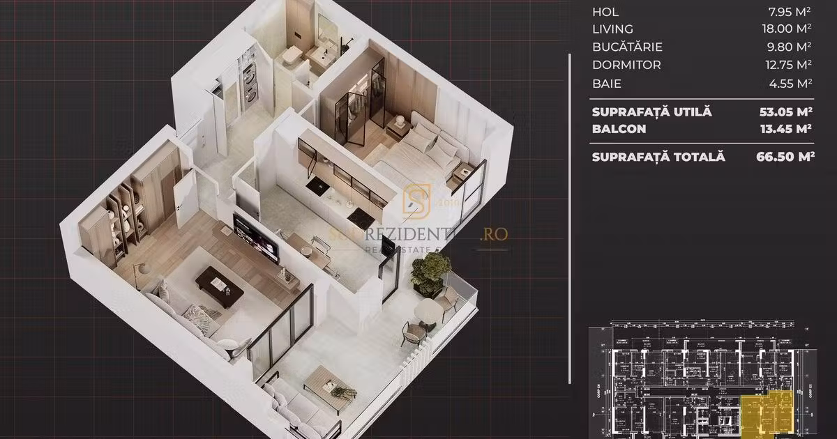Apartament de vânzare cu 2 camere în zona Berceni, Sector 4