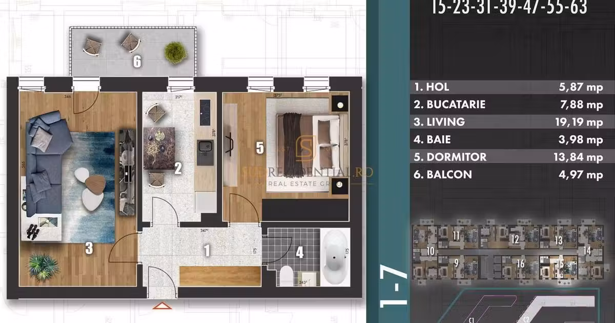 Apartament de vânzare cu 2 camere în zona Metalurgiei, Sector 4