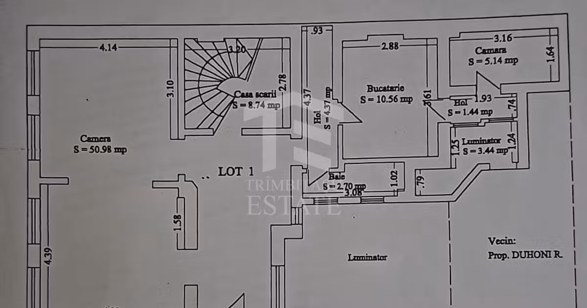 Apartament de vânzare cu 3 camere în zona Ultracentral, Constanța