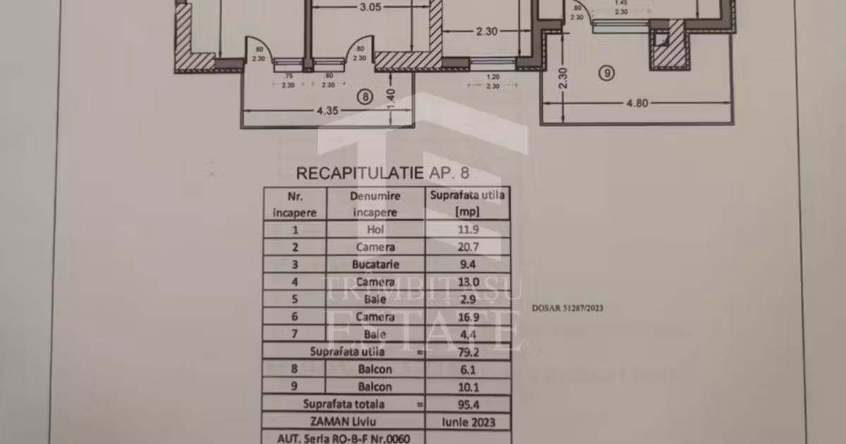 Apartament de vânzare cu 3 camere în zona Baicului, Sector 2